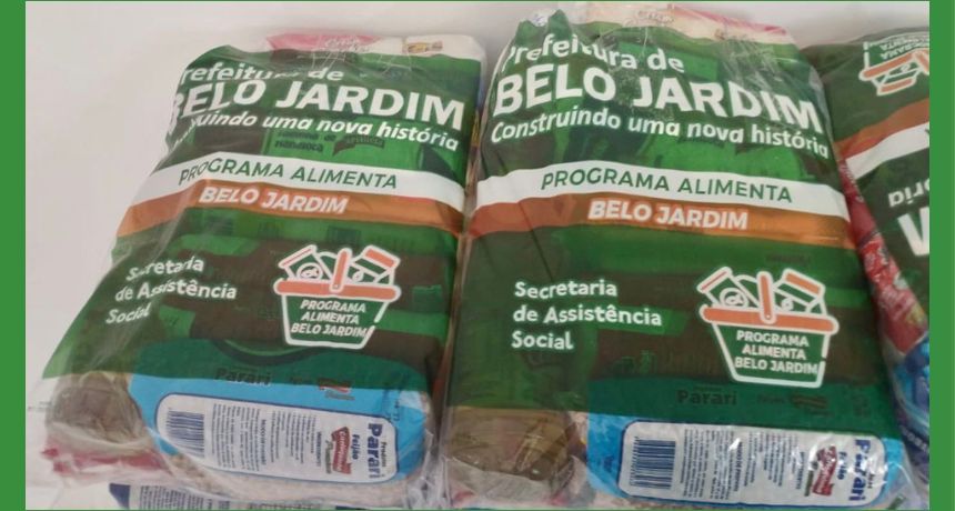 Prefeitura distribui em abril 3 mil cestas básicas para famílias assistenciadas de Belo Jardim