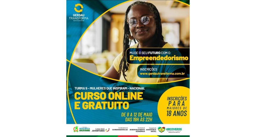 Curso online e gratuito de empreendedorismo para mulheres abre inscrições em Arcoverde