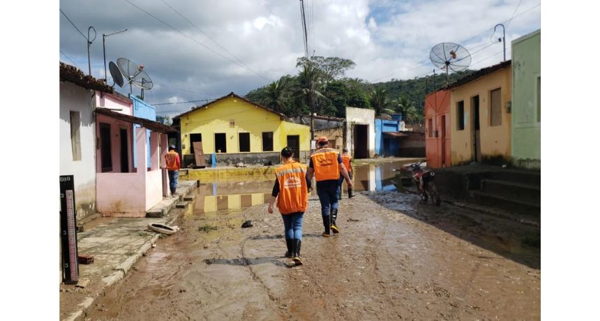 Governo de Pernambuco decreta situação de emergência em municípios da Mata Sul afetados pelas chuvas para ampliar medidas de apoio