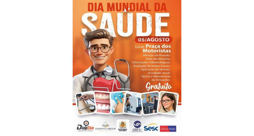 Belo Jardim comemora Dia Mundial da Saúde com serviços gratuitos na Praça dos Motoristas