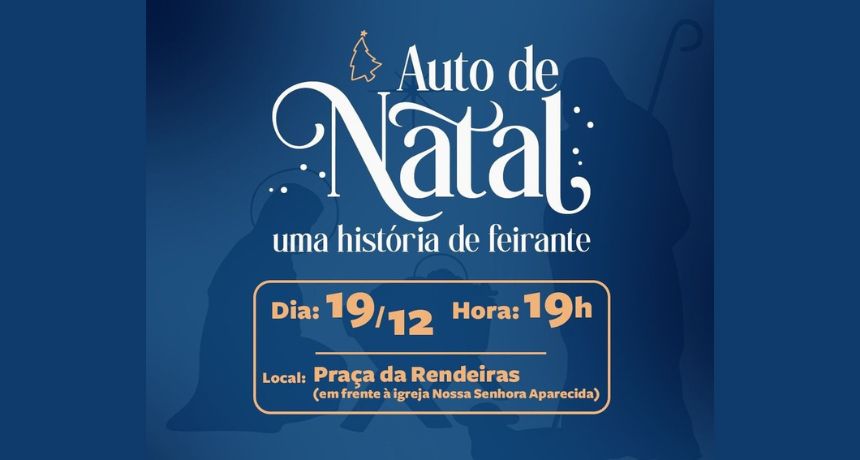 Confira horários da encenação Auto de Natal 'Uma história de feirante' em Caruaru