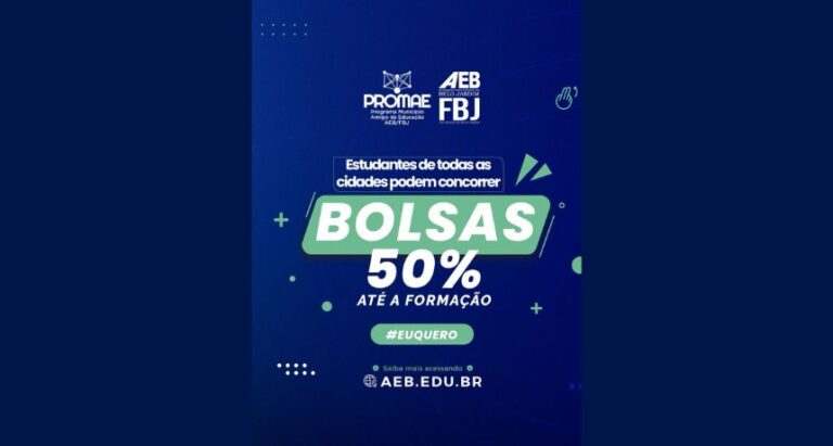 Novo programa "Município Amigo da Educação" oferta bolsas de 50% para estudantes de todas as cidades