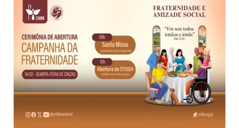 Acompanhe Santa Missa - Quarta-Feira de Cinzas e abertura da campanha da Fraternidade | AO VIVO