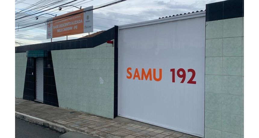 Prefeitura de Belo Jardim mantém compromisso com a Saúde e entrega nova estrutura da base do Samu nesta quinta-feira