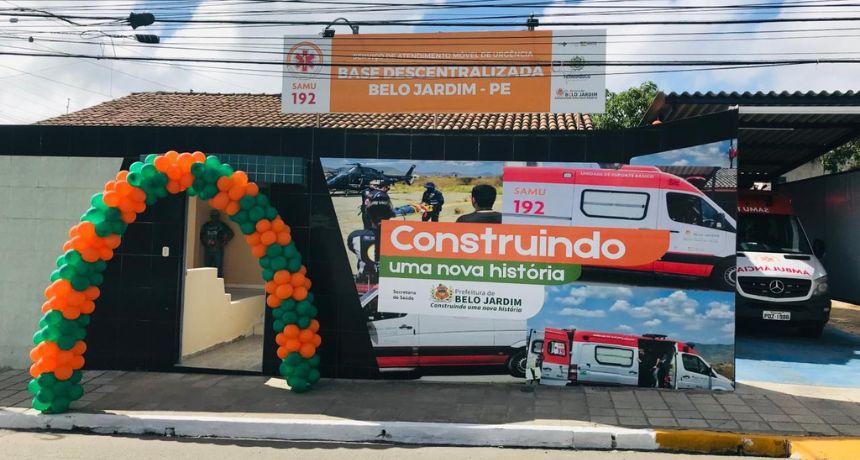 Gestão Gilvandro Estrela entrega nova estrutura da base do Samu em Belo Jardim