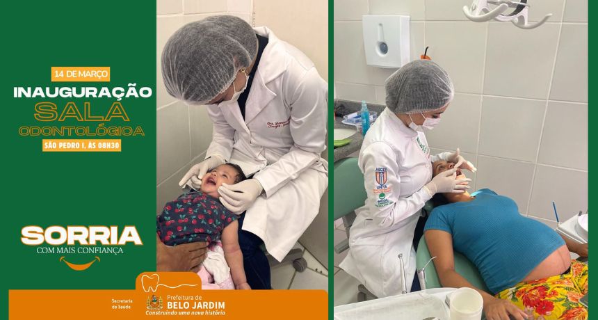 Prefeitura de Belo Jardim entregará sala odontológica na UBS São Pedro I nesta quinta-feira