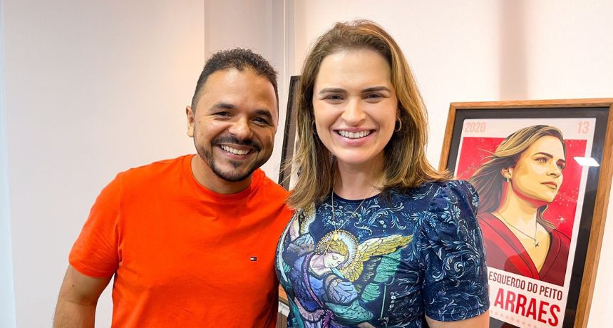 Marília Arraes oficializa apoio à candidatura de Elias Gomes em Jaboatão dos Guararapes