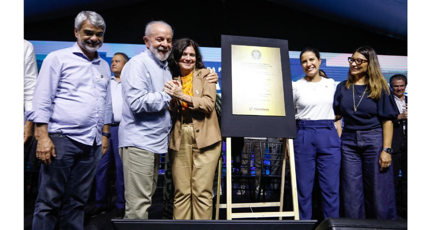 Governadora Raquel Lyra e presidente Lula celebram inauguração da fábrica de medicamento recombinante na Hemobrás