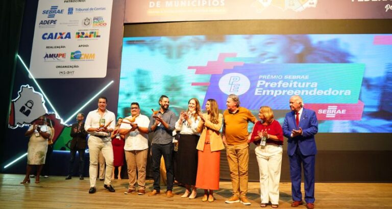 Sebrae premia gestões municipais na fase estadual do Prêmio Sebrae Prefeitura Empreendedora