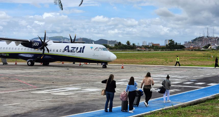 Movimento no aeroporto de Caruaru cresce 1.500%