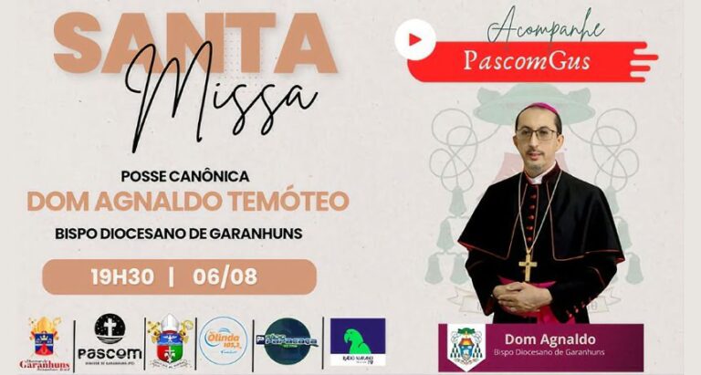 SANTA MISSA | Posse Canônica Dom Agnaldo Temóteo Bispo Diocesano de Garanhuns | AO VIVO