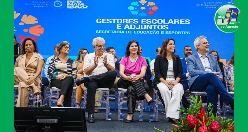 Juntos pela Educação: governadora Raquel Lyra comanda acolhida aos novos gestores da Rede Estadual de Ensino