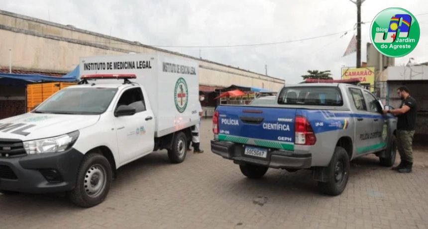 Balanço: tiroteio termina com dois mortos e um ferido no Mercado do Cordeiro, no Recife