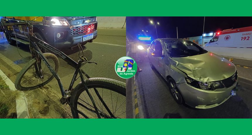 Ciclista de 20 anos morre após ser atropelada por carro na BR-428 em Pernambuco