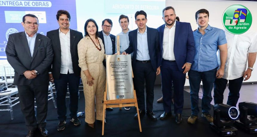 Vice-governadora Priscila Krause participa da entrega das obras de ampliação e requalificação do Aeroporto de Petrolina e destaca investimentos em terminais