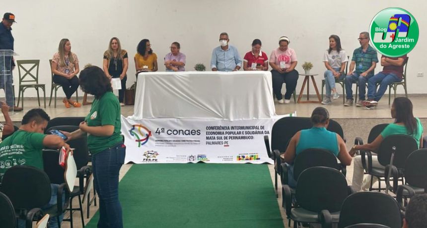 Pernambuco dá início a série de conferências intermunicipais de economia popular e solidária