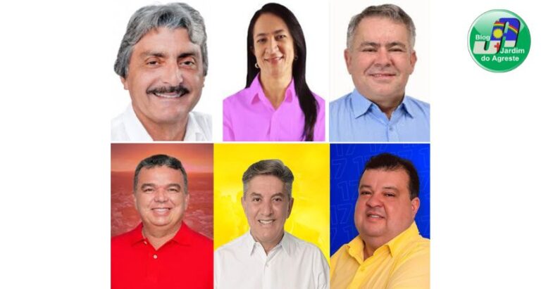 Semana de eleições: confira os candidatos favoritos no Agreste de Pernambuco, segundo pesquisas eleitorais