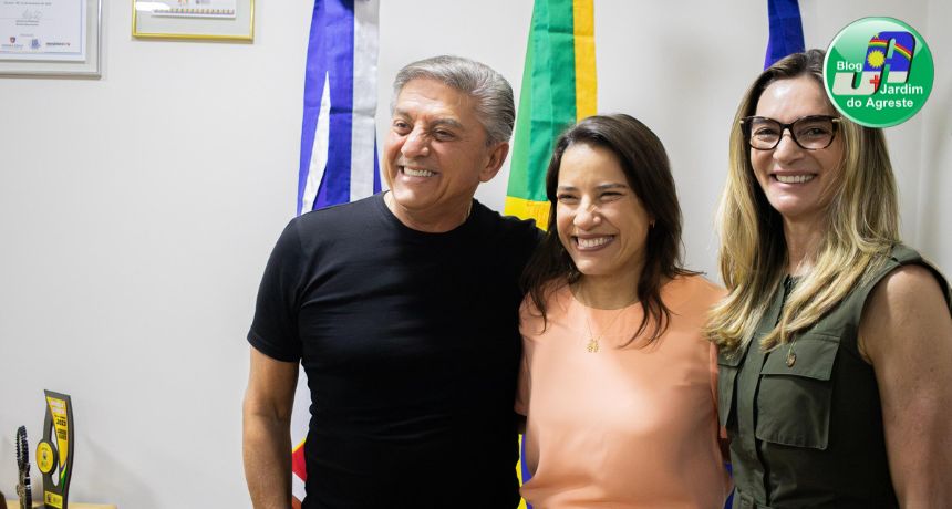 Prefeito Roberto Asfora recebe a governadora Raquel Lyra em  Brejo da Madre de Deus