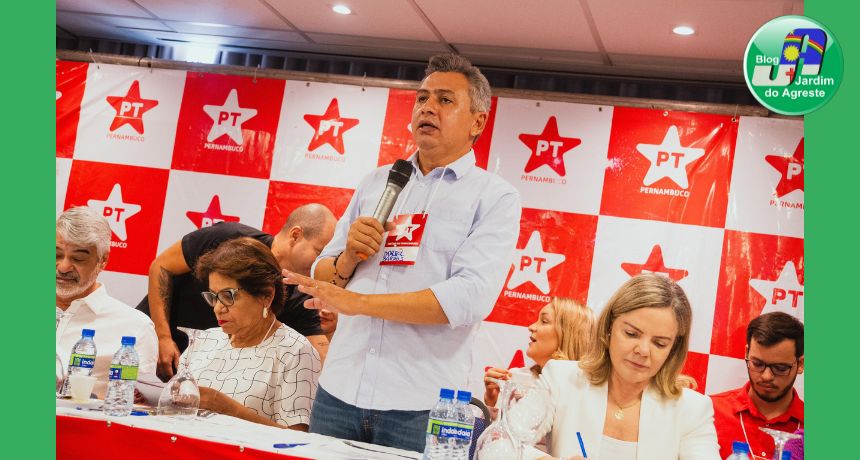 Presidente do PT em Pernambuco, Doriel Barros destaca crescimento do partido no Estado