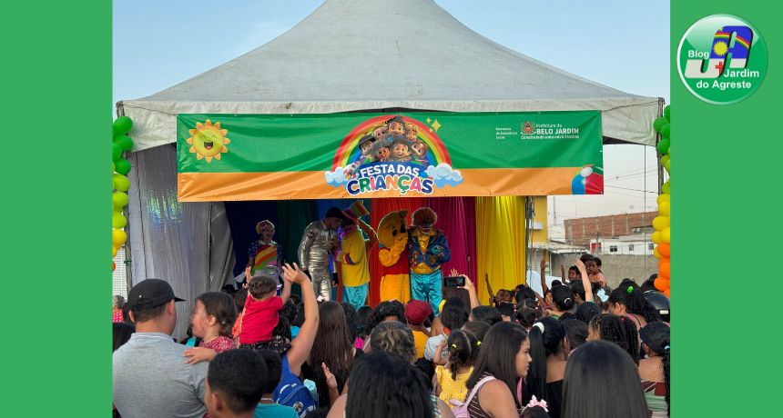 Prefeitura de Belo Jardim comemora Dia das Crianças com grande festa