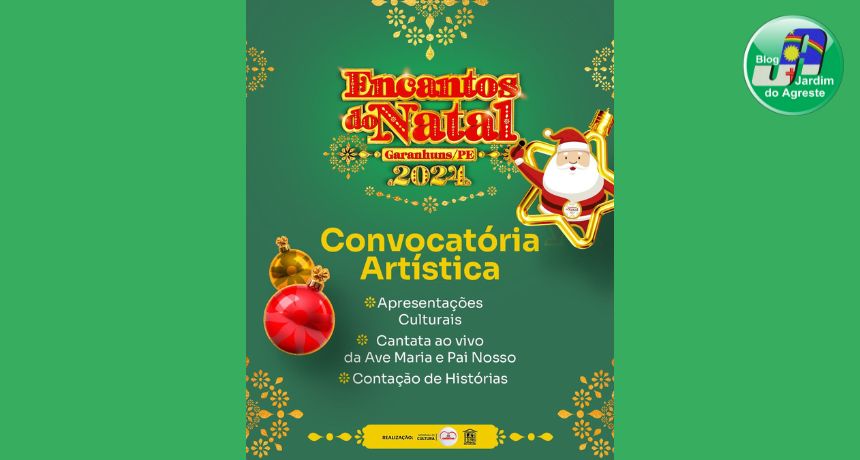 Edital para artistas interessados em participar do Encantos do Natal 2024 está disponível até 29 de outubro