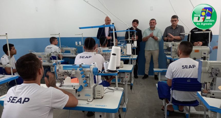 Secretaria de Administração Penitenciária inaugura 1ª unidade fabril para a confecção de fardamentos dos detentos do sistema prisional de Pernambuco