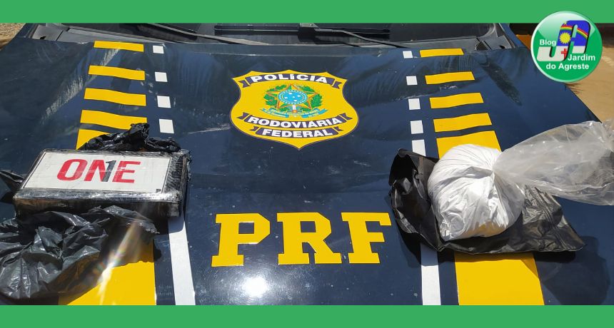 PRF apreende cocaína dentro de capô de carro e prende suspeito