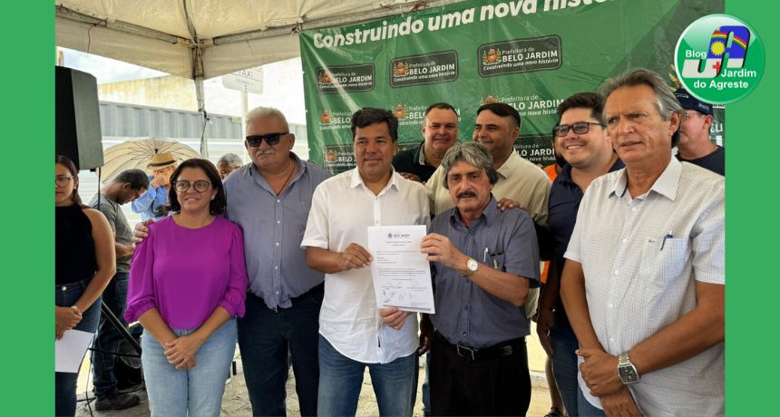 Prefeitura de Belo Jardim assina ordem de serviço para reforma da Central de Abastecimento