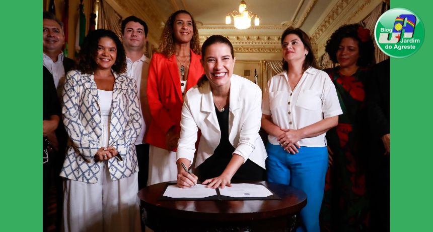 Governadora Raquel Lyra e ministra da Igualdade Racial, Anielle Franco, assinam termo de adesão ao Plano Juventude Negra Viva