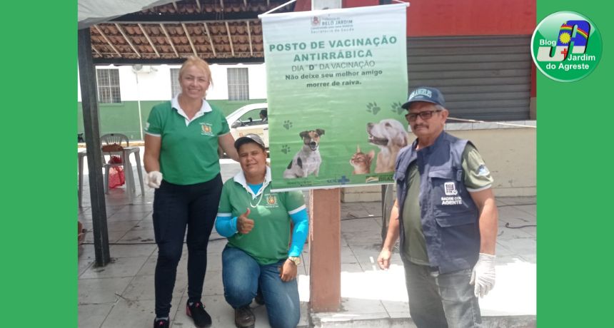 Dia "D" da Vacinação Antirrábica imuniza quase 12 mil animais em Belo Jardim