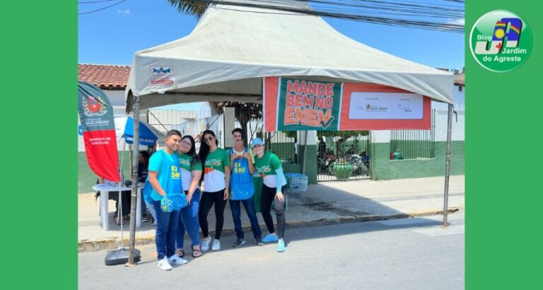 Belo Jardim: Secretaria de Juventude apoia alunos durante provas com projeto "Mande bem no ENEM"