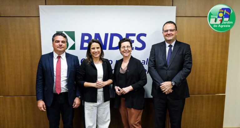 No Rio de Janeiro, governadora Raquel Lyra trata de financiamento do BNDES para setores estratégicos do Estado