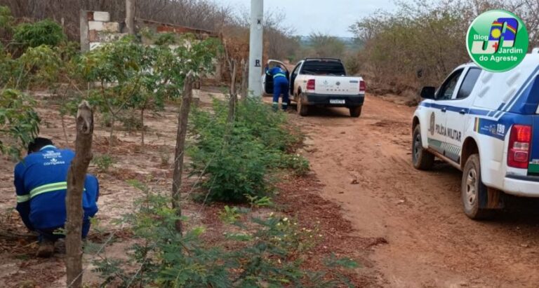 Prisão em flagrante por furto de água em adutora na cidade de Ipubi