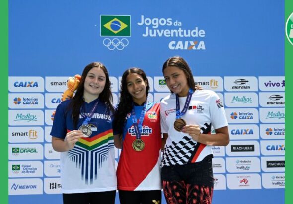 Delegação Pernambucana brilha na abertura do Segundo Bloco dos Jogos da Juventude com conquistas na natação