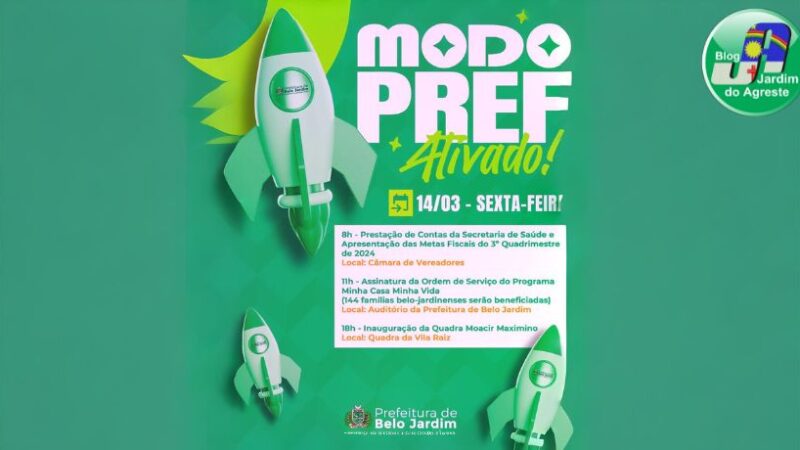 Belo Jardim promove dia de avanços com prestação de contas, habitação e novo equipamento esportivo