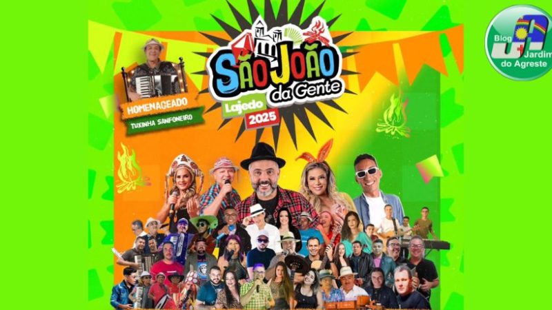 Lajedo celebra São João da Gente com homenagem ao sanfoneiro Tuxinha
