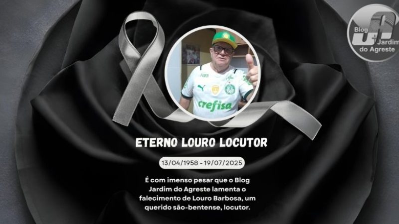 São Bento do Una de Luto morre Lourimar Barbosa Vasconcelos, o eterno “Louro do Carro de Som” aos 67 anos