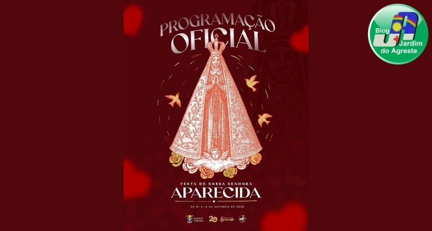 Festa de Nossa Senhora Aparecida divulga programação oficial e celebra 20 anos da paróquia