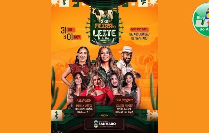 Sanharó se prepara para a 25ª Feira do Leite com tradição, competições e shows gratuitos