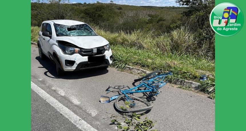 Ciclista morre após ser atingido por carro na BR-232, em Arcoverde