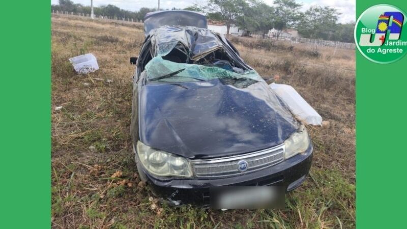Motorista morre em capotamento na BR-423, em Garanhuns