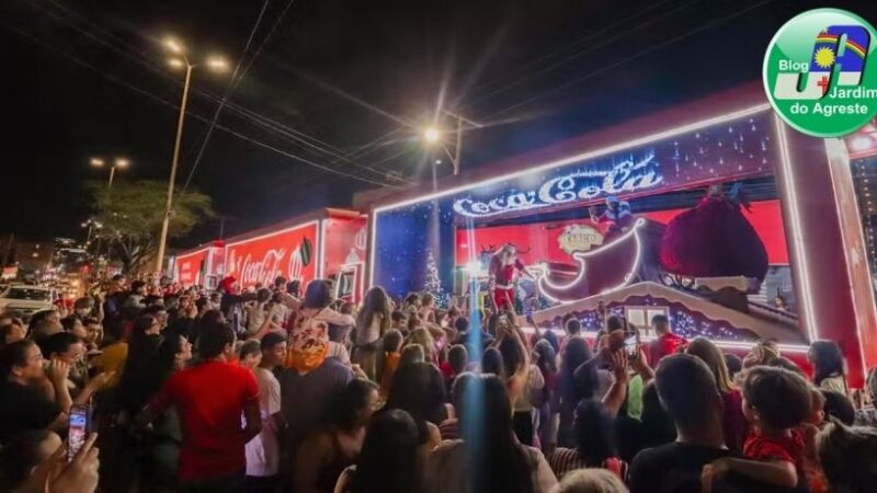 Caravana de Natal percorre Caruaru neste sábado com caminhões iluminados
