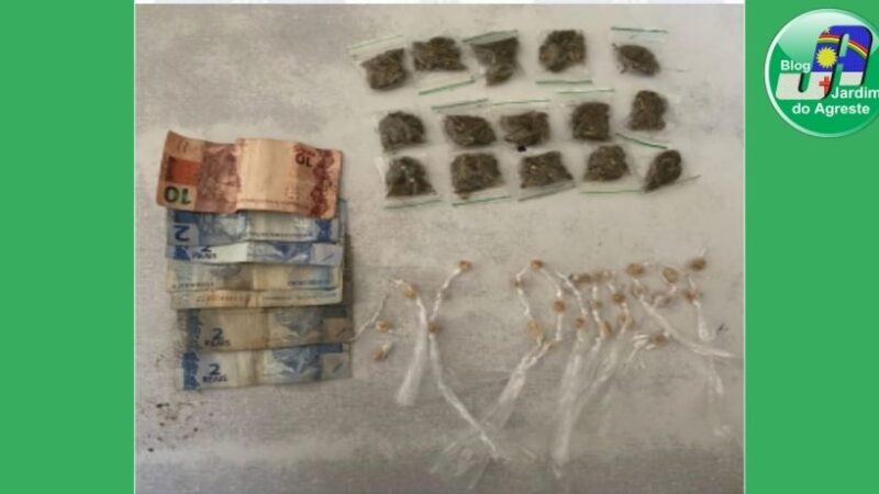 Menor é apreendido por tráfico de drogas em São Bento do Una