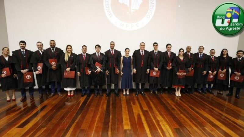 Governadora Raquel Lyra prestigia posse de nova turma de promotores de Justiça do Ministério Público de Pernambuco
