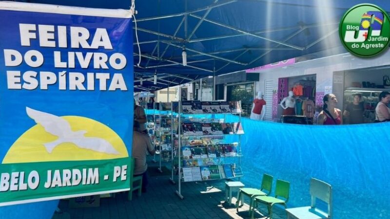 Feira do Livro Espírita reúne mais de 500 obras nesta semana, em Belo Jardim