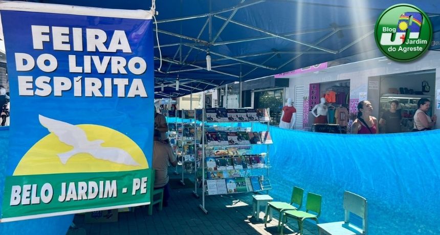 Feira do Livro Espírita reúne mais de 500 obras nesta semana, em Belo Jardim