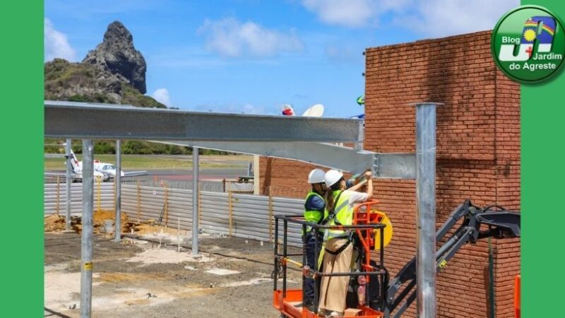 Governadora Raquel Lyra antecipa para maio a entrega do novo terminal de passageiros do aeroporto de Fernando de Noronha