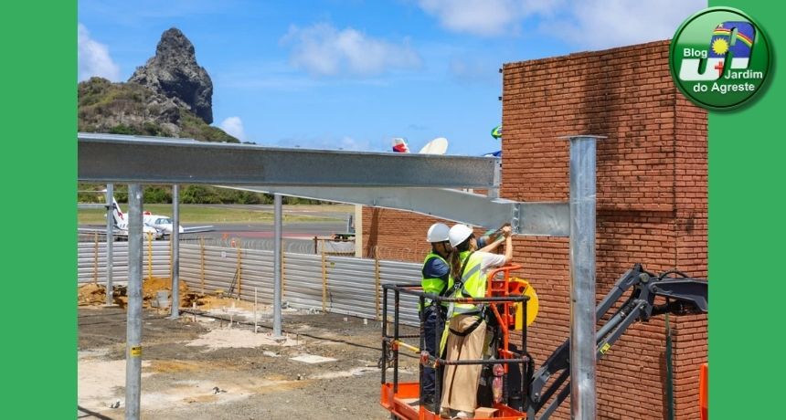 Governadora Raquel Lyra antecipa para maio a entrega do novo terminal de passageiros do aeroporto de Fernando de Noronha