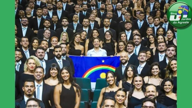 Governadora Raquel Lyra comanda formatura de 423 novos policiais civis que fortalecerão a segurança pública em Pernambuco