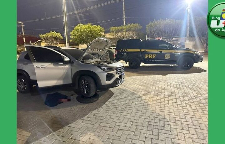 Após fuga pela contramão, carro roubado é recuperado pela PRF em Belo Jardim